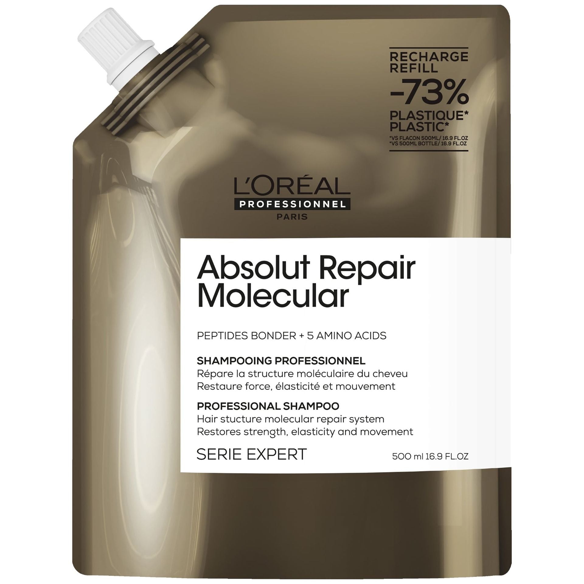 L'Oréal Professionnel Absolut Repair Molecular Professional Shampoo Nachfüllpackung 500ml