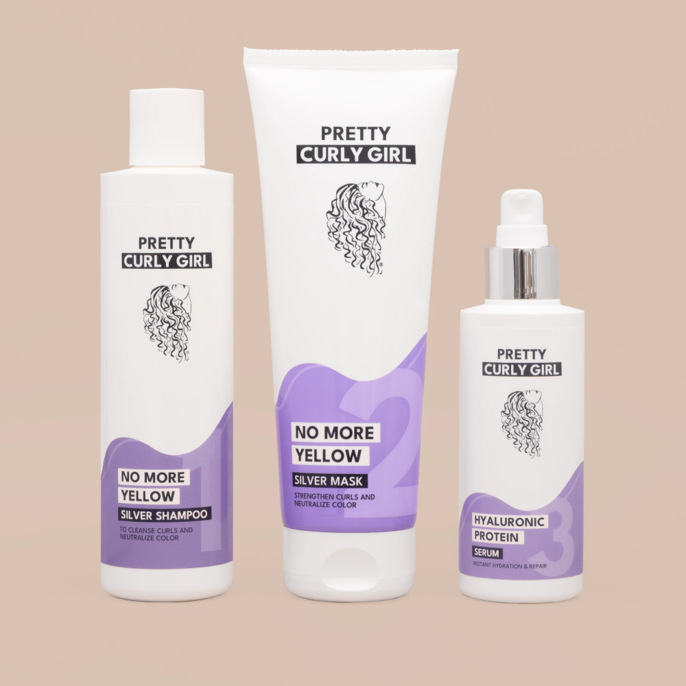 Pretty Curly Girl Blonde Line Bundle Set