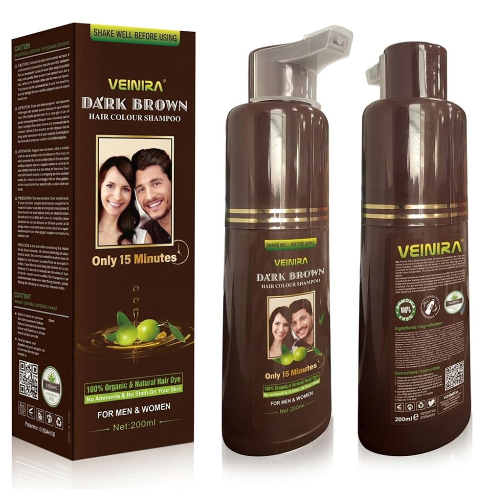 Veinira Dark Brown Hair Shampoo-All-Aladin Beauty