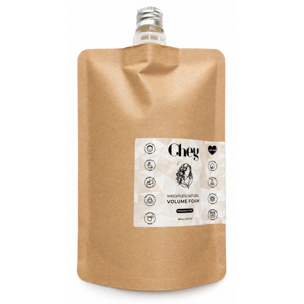 Chey Haircare Zero Waste Volume Foam Refill Pouch-All-Aladin Beauty