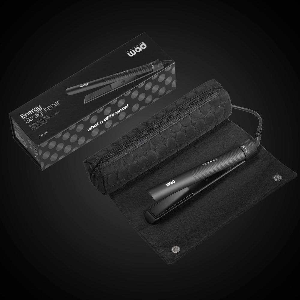 Wad Professional Beauty Energy Glätteisen Schwarz