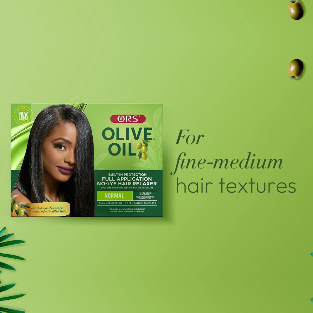 Ors Olive Oil Full Application No-Lye Hair Relaxer Kit Regular-All-Aladin Beauty