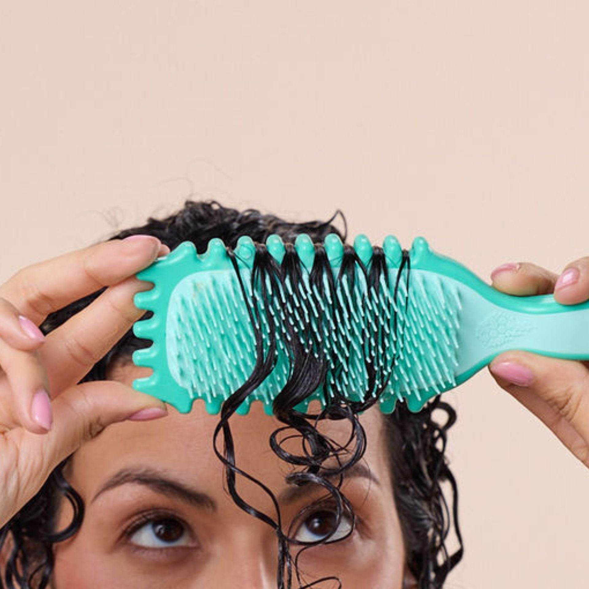 Bounce Curl Slick-Dense Define EdgeLift Brush Teal-Styling Brush-Aladin Beauty