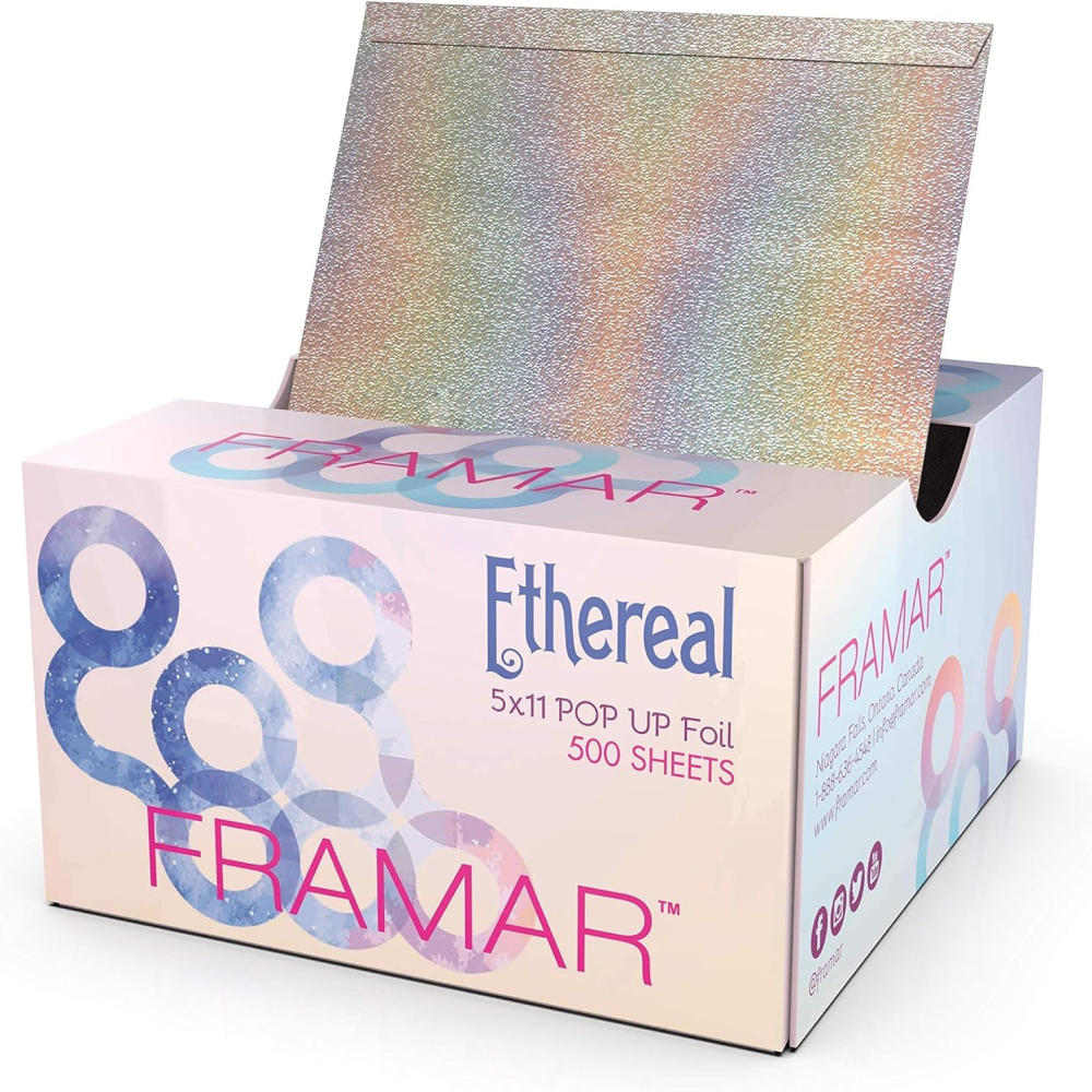 Framar Aluminium-Färbefolie auf Rolle, 12,7 cm x 97,5 m