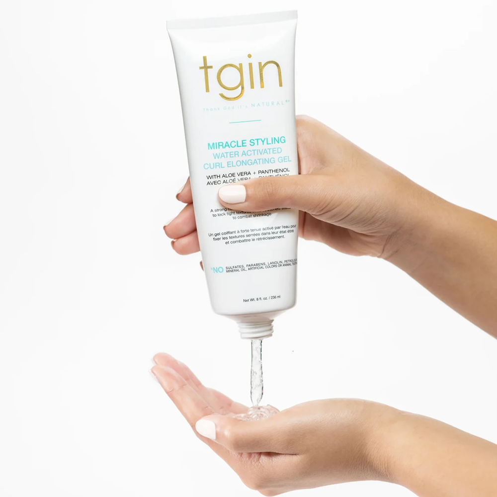 Tgin Miracle Styling Water Activated Curl Elongating Gel 236ml
