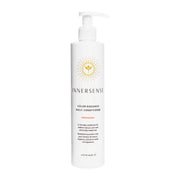 White Innersense Color Radiance Daily Conditioner bottle with a pump, featuring a gold sunburst logo.
