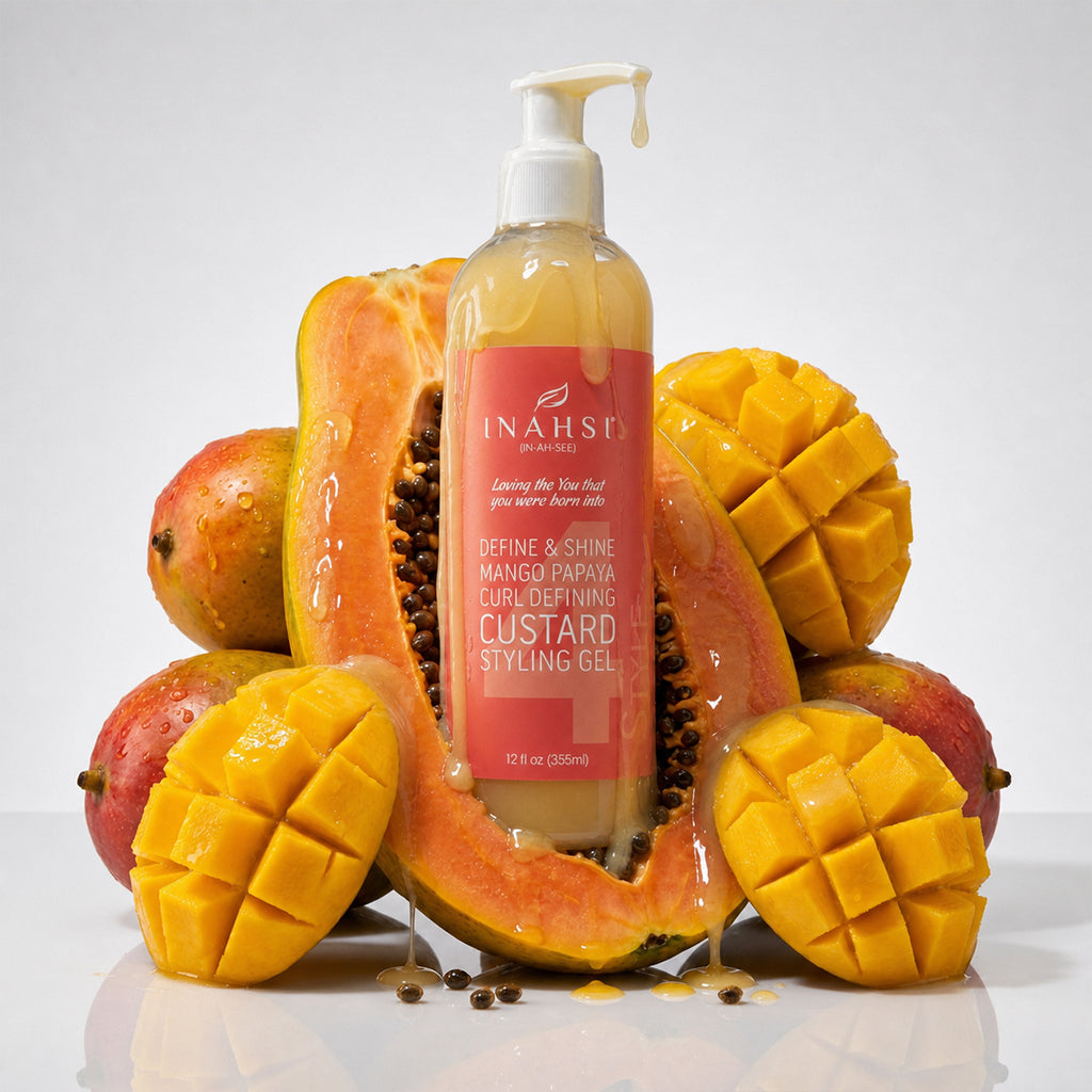 Inahsi Naturals Define & Shine Mango Papaya Lockencreme