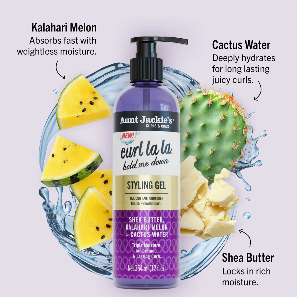 Aunt Jackie's Curl La La Hold Me Down Styling Gel 355 ml