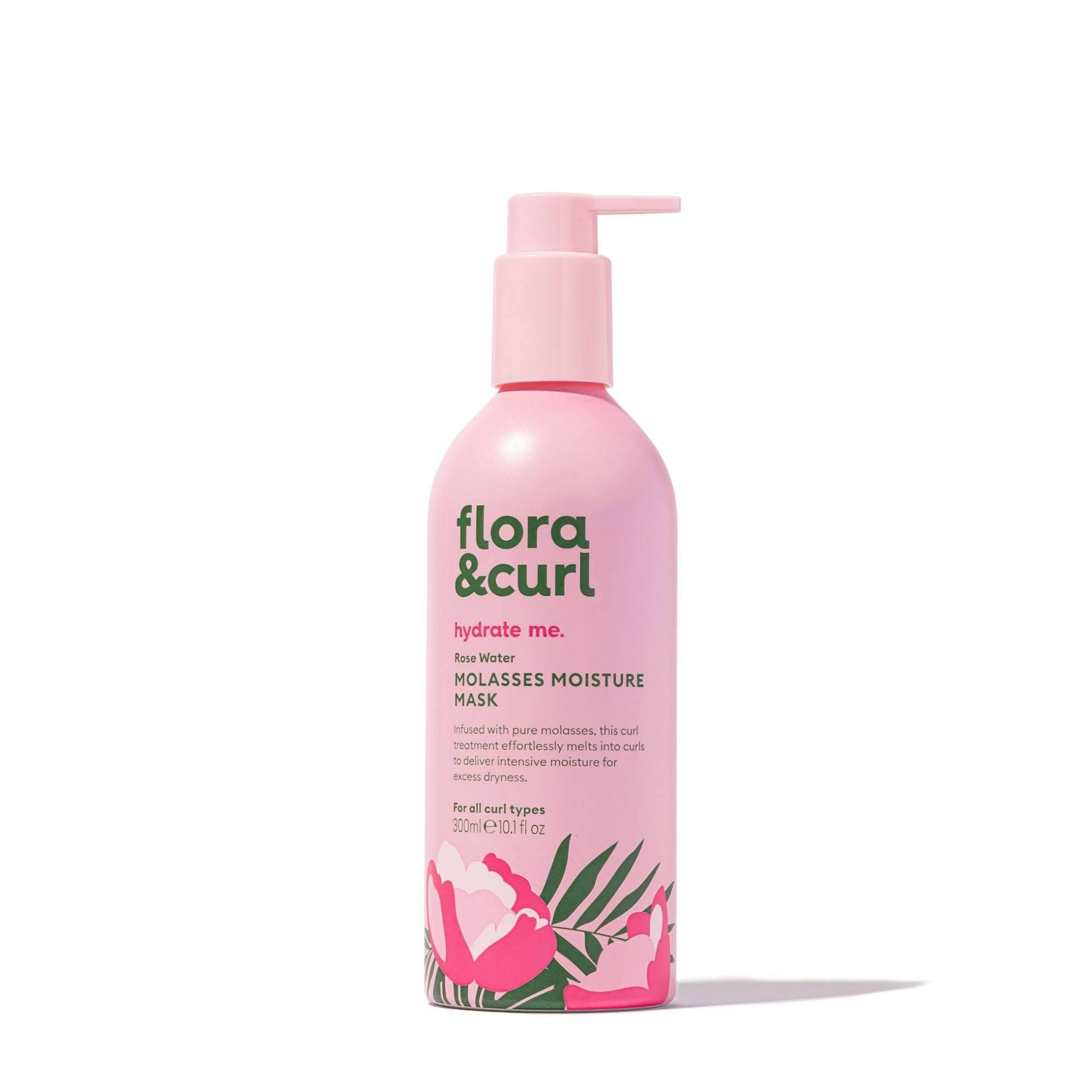 Flora & Curl Hydrate Me Rose Water Molasses Moisture Mask 300ml - Aladin Beauty