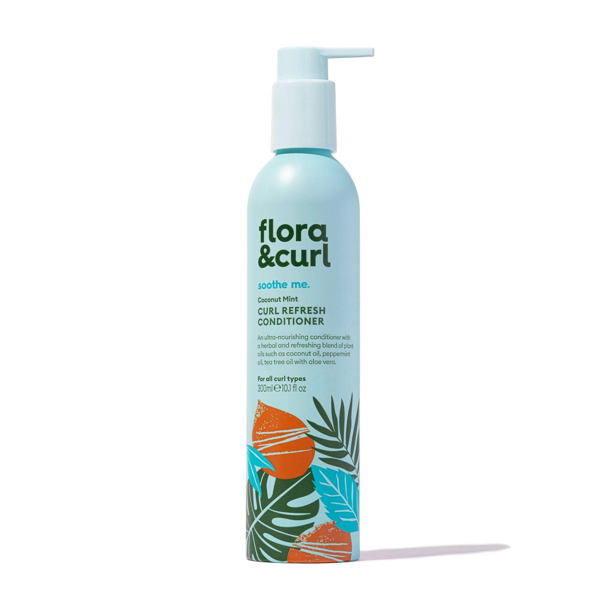 Flora & Curl Soothe Me Coconut Mint Curl Refresh Acondicionador 300ml - Aladin Beauty