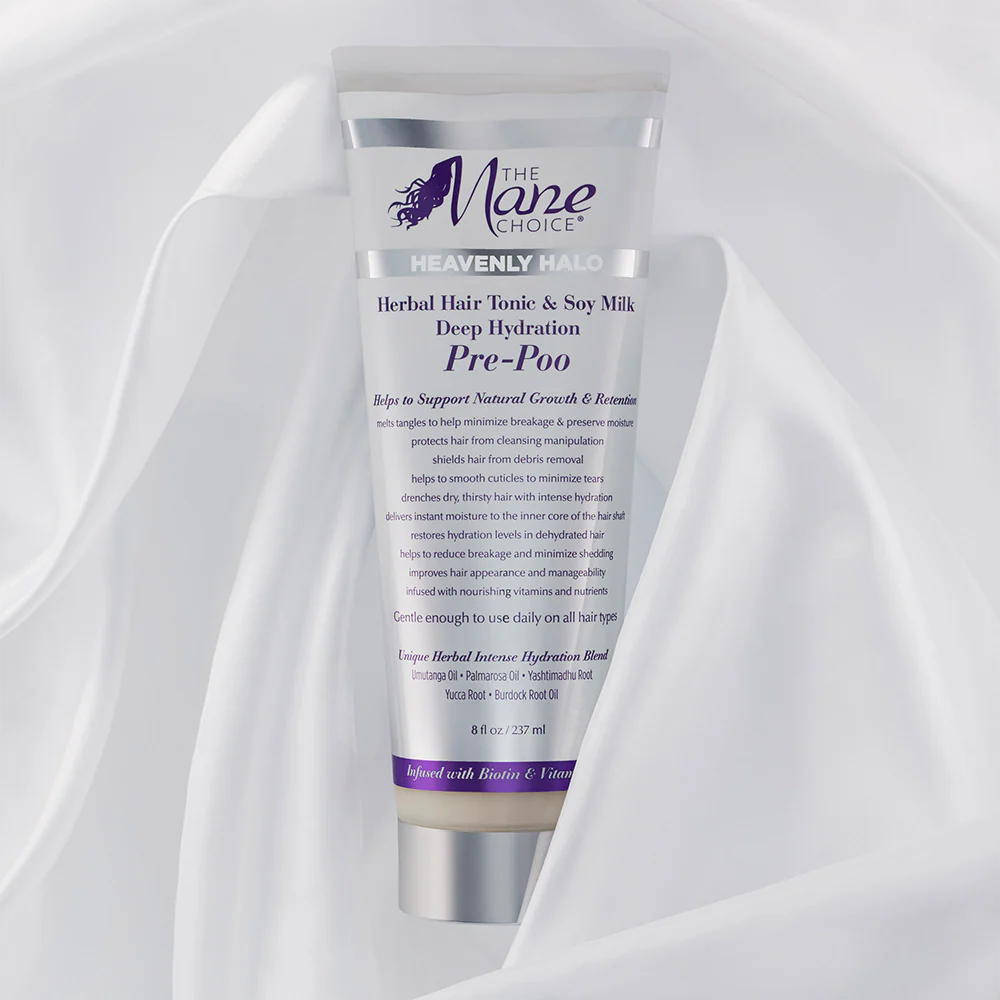 Mane Choice Heavely Halo Kräuter-Haartonikum und Sojamilch Tiefenhydratations-Pre-Poo 300ml