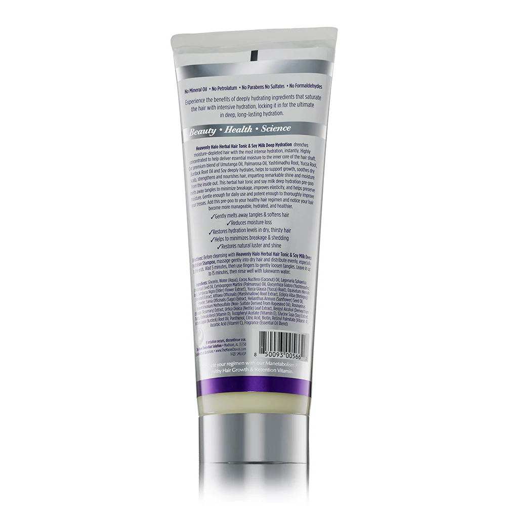 Mane Choice Heavely Halo Kräuter-Haartonikum und Sojamilch Tiefenhydratations-Pre-Poo 300ml