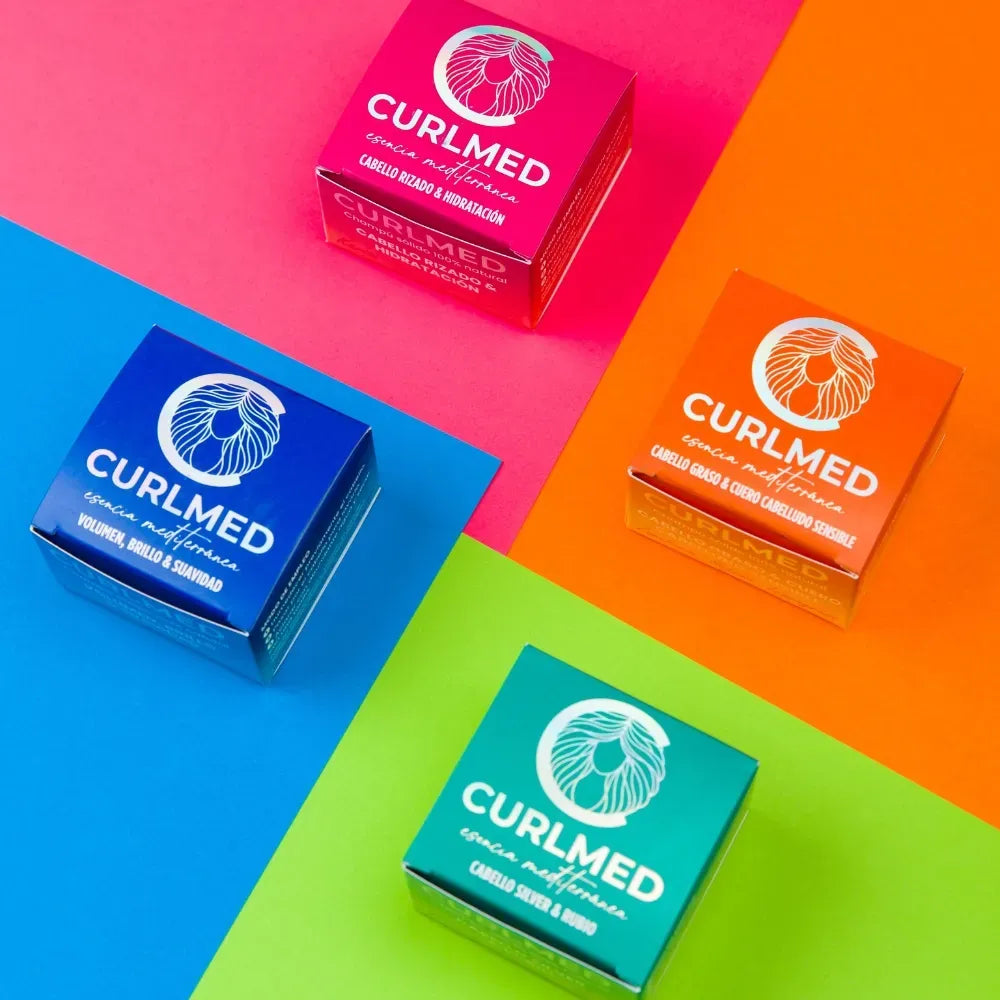 CurlMed Festes Shampoo für silbernes und blondes Haar 80g