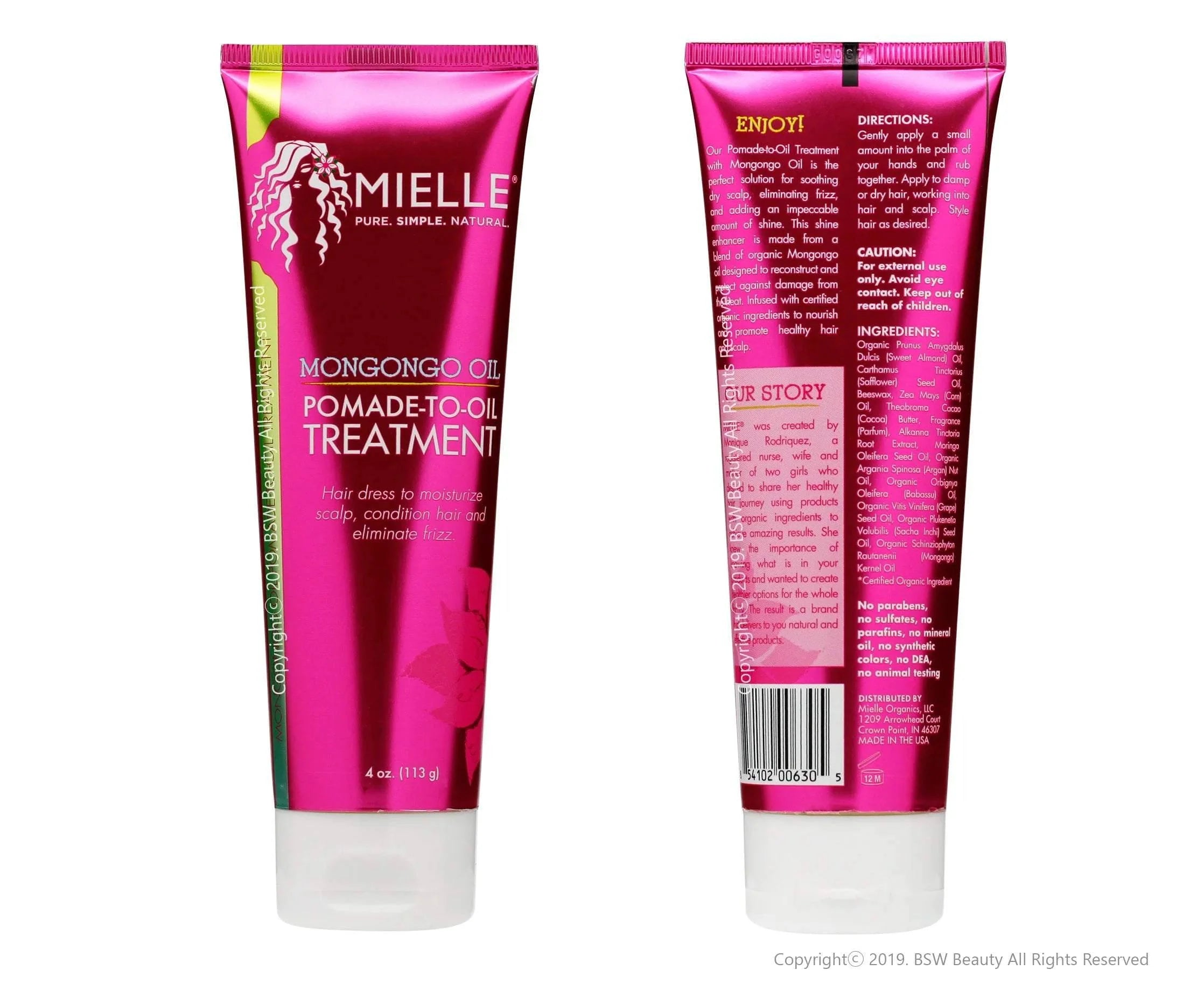 Mielle Mongongo Oil Pomade-to-Oil Treatment 113g - Aladin Beauty