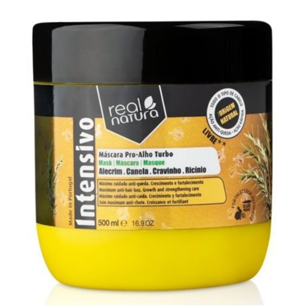 Real Natura Mascara Pro-Alho Turbo 500ml - Aladin Beauty