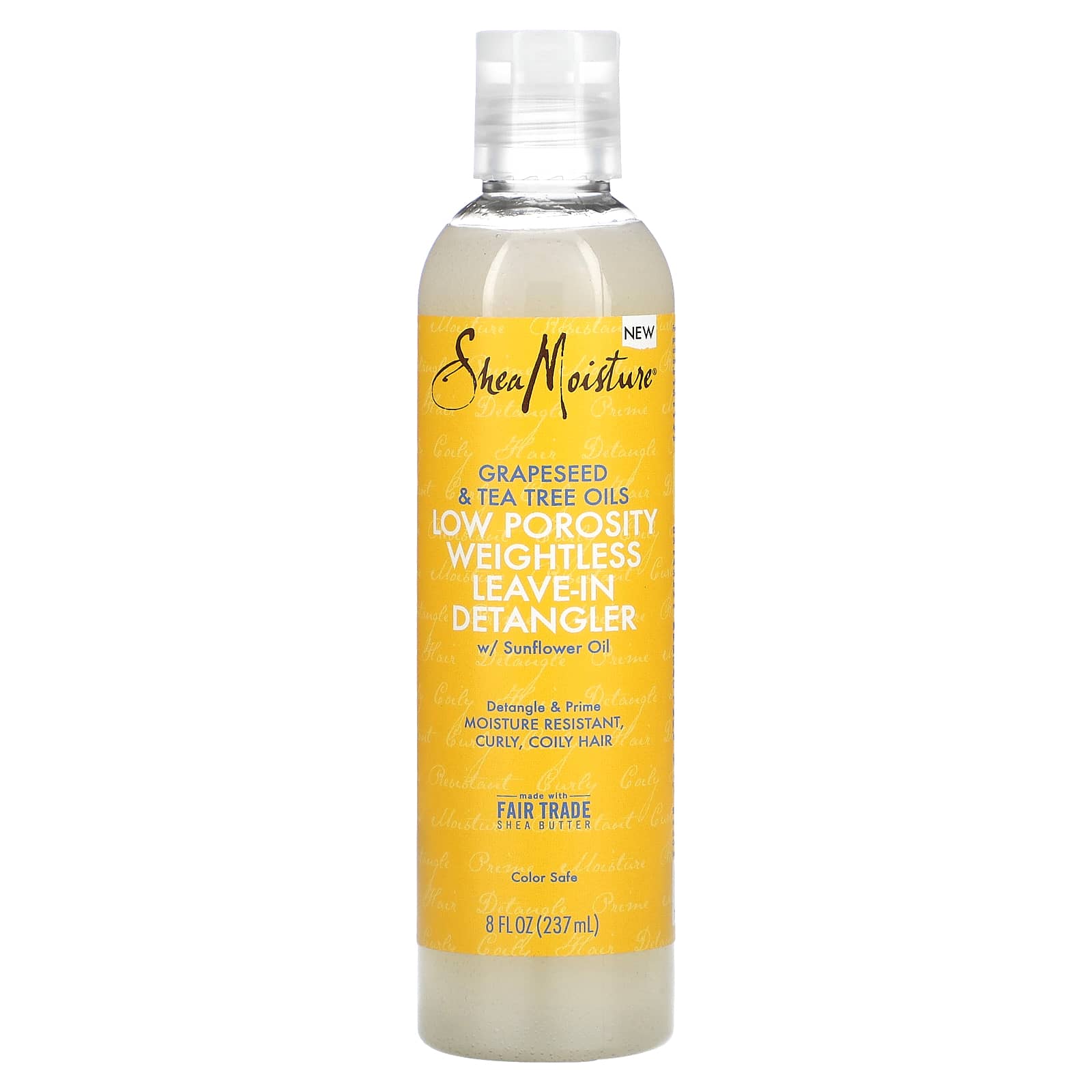 Shea Moisture Grapeseed & Tea Tree Oils Low Porosity Weightless Leave-In Detangler 237ml - Aladin Beauty