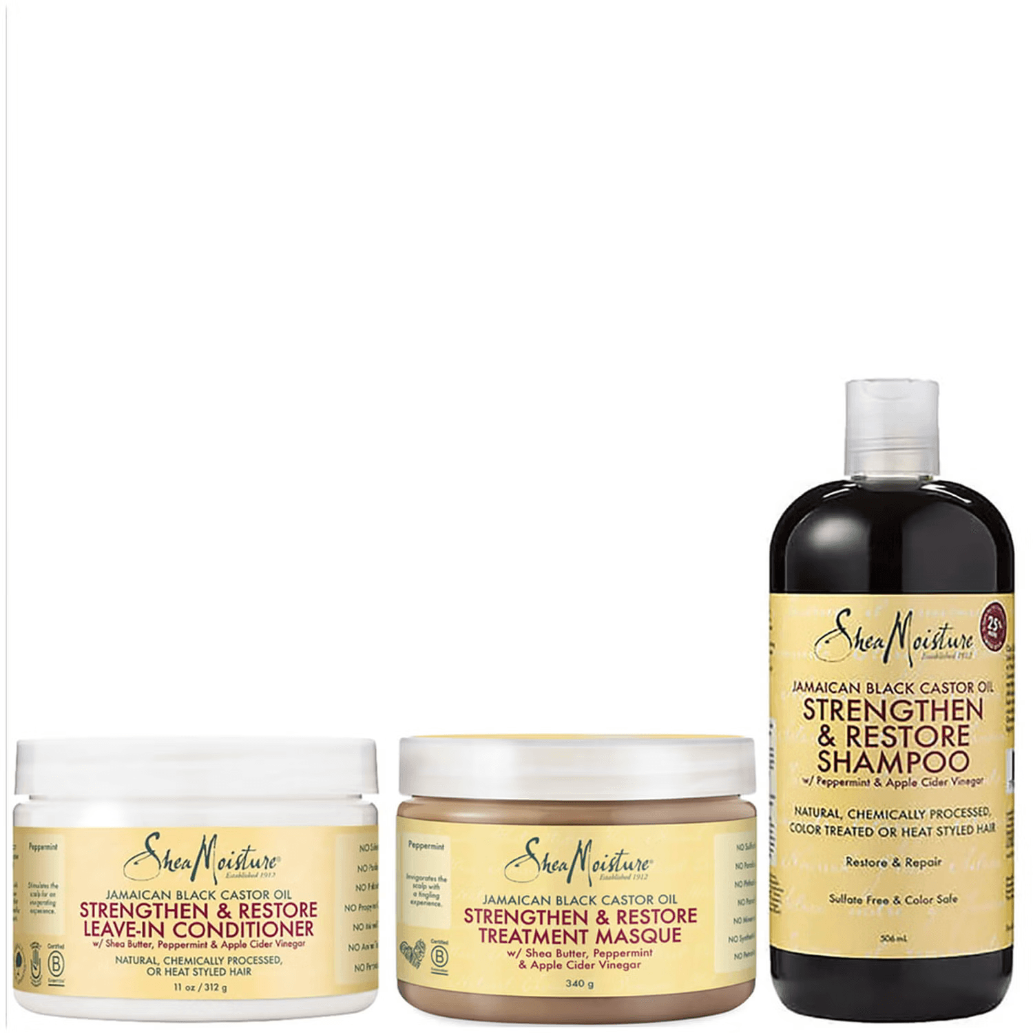 Shea Moisture Jamaican Black Castor Oil Bundle - Aladin Beauty