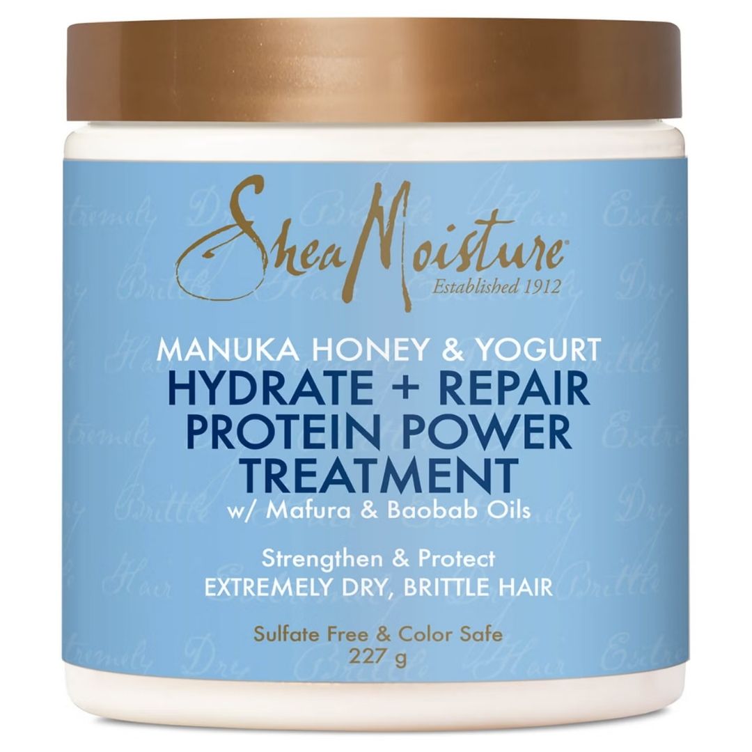 Shea Moisture Manuka Honey & Yogurt Hydrate + Repair Protein Power Treatment 227g - Aladin Beauty