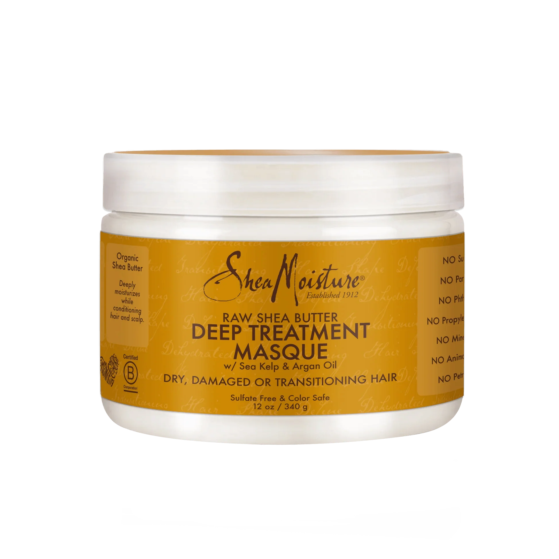Shea Moisture Raw Shea Butter Deep Treatment Mascarilla 340g - Aladin Beauty