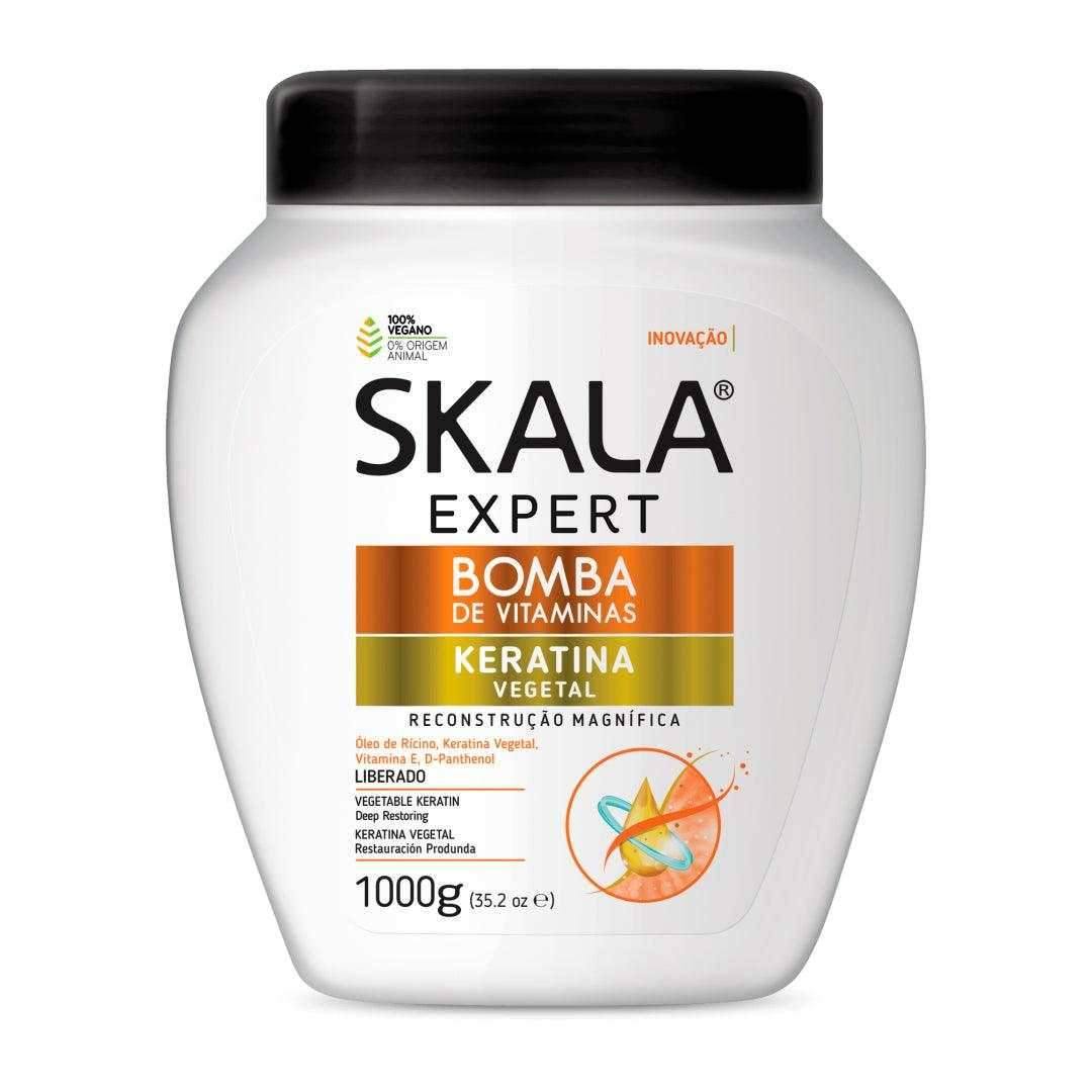 Skala Bomba de Vitaminas Keratina Crema de Tratamiento Acondicionadora 1000g - Aladin Beauty