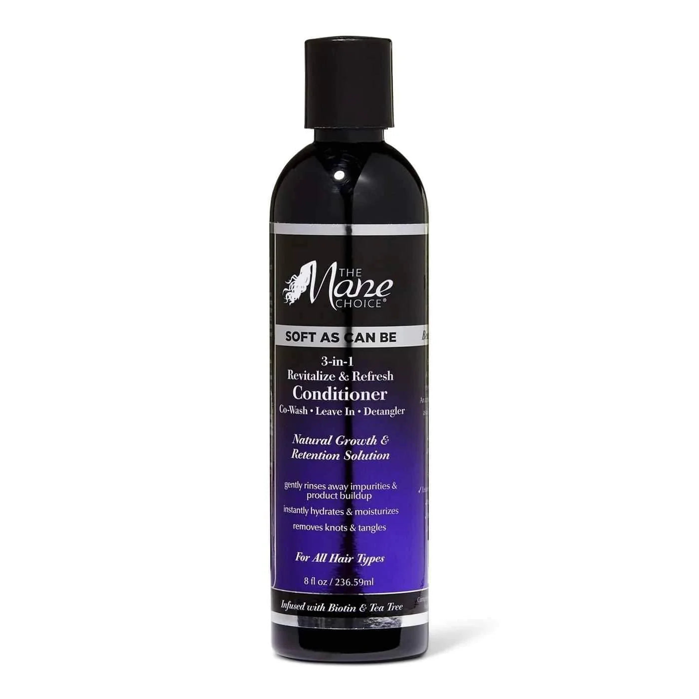 The Mane Choice Alpha Soft As Can Be Revitalize And Refresh 3-In-1 Co-Wash, Leave In, Detangler 237ml - Aladin Beauty