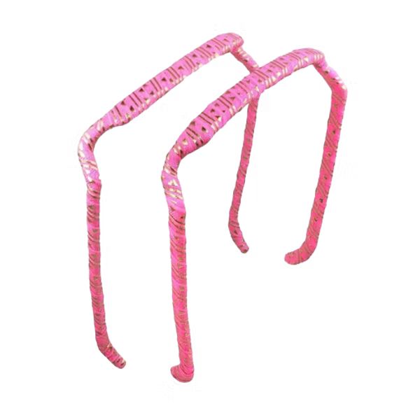 Zazzy Bandz Hot Pink Gold Aztec Wrapped Original